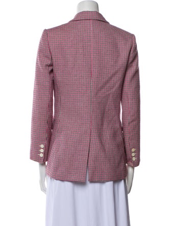 Maje Houndstooth Print Blazer
