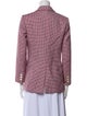 Maje Houndstooth Print Blazer