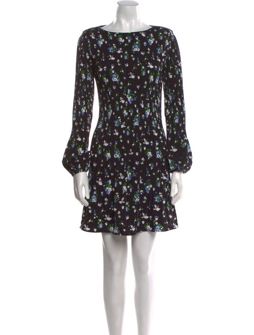 Maje Floral Print Mini Dress