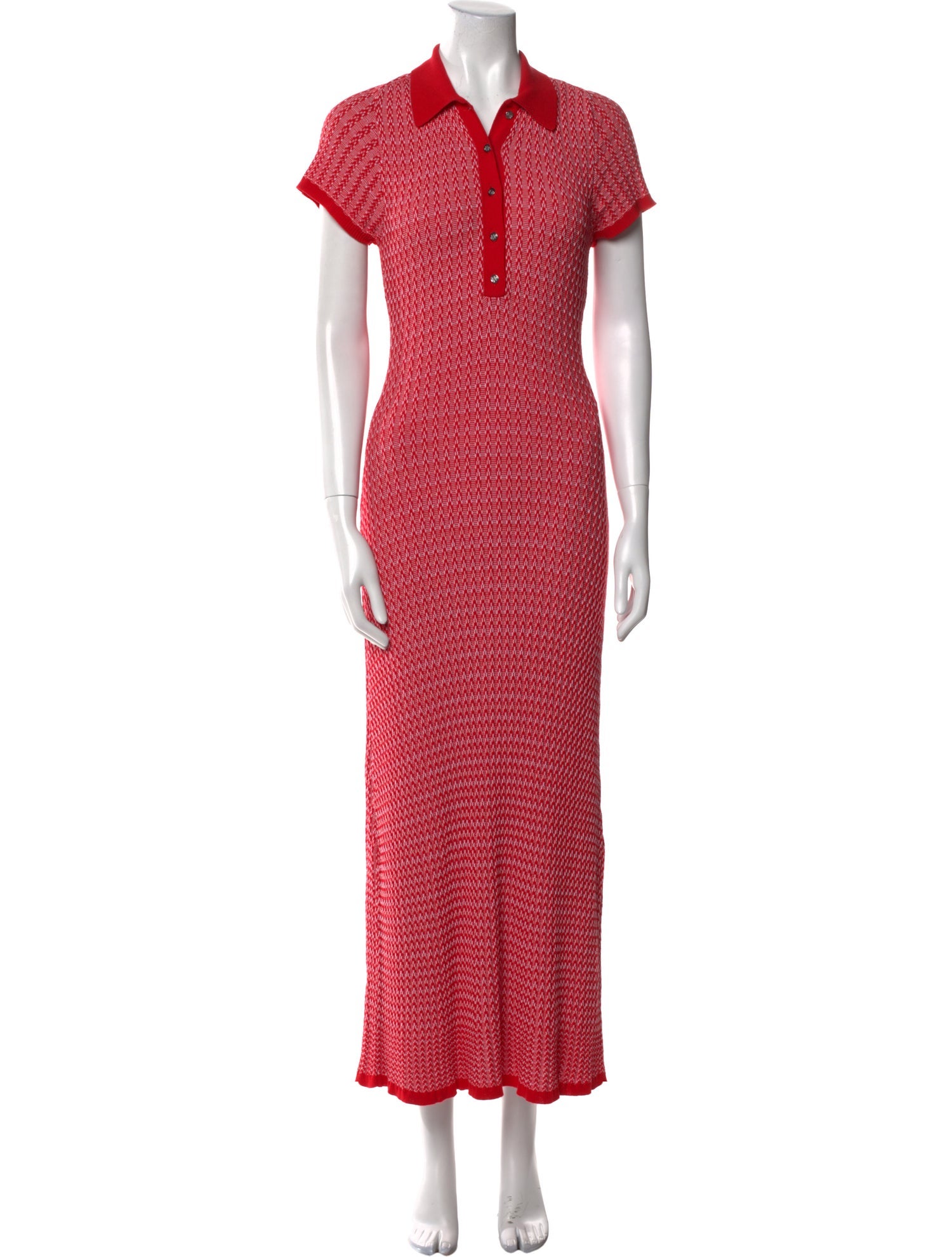 Maje Printed Long Dress