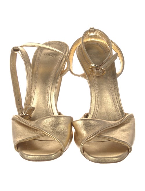 Maje Leather Sandals