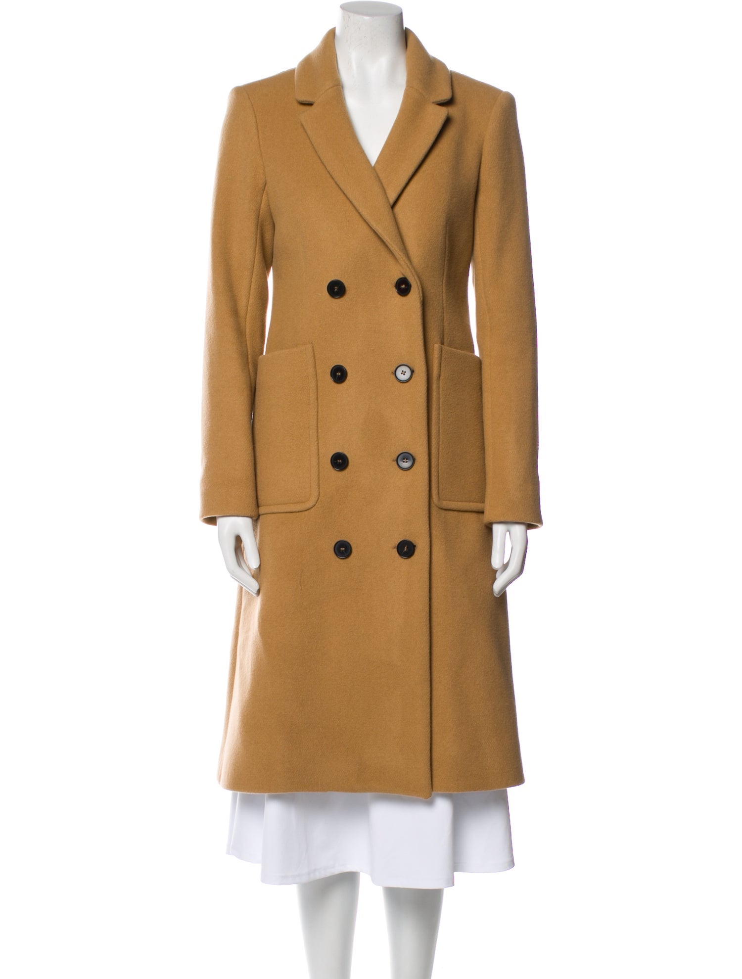 Maje Virgin Wool Peacoat