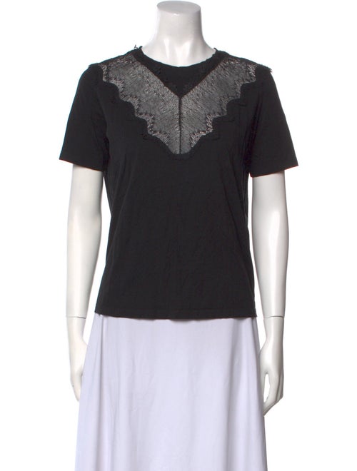 Maje Crew Neck Short Sleeve T-Shirt