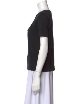 Maje Crew Neck Short Sleeve T-Shirt