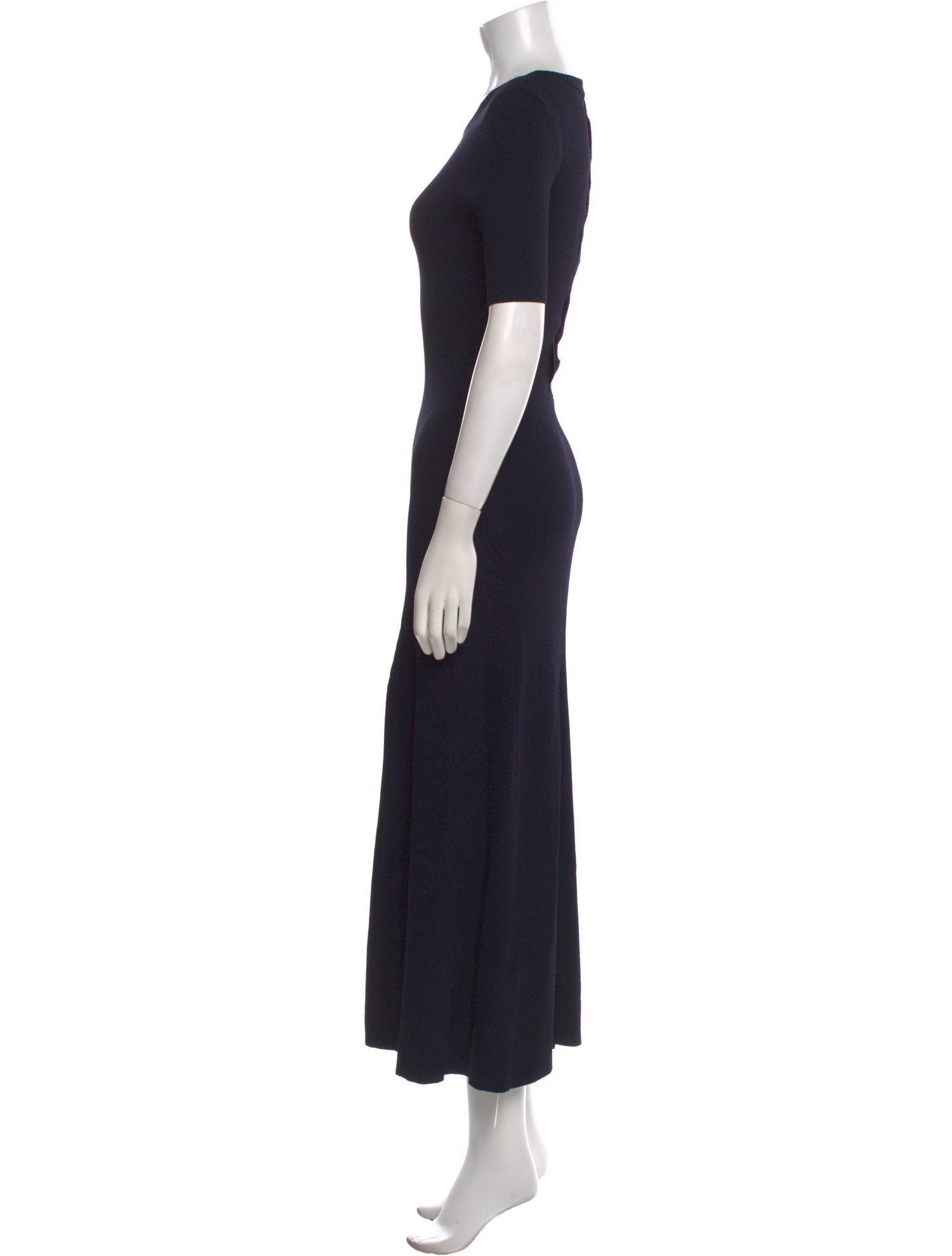 Maje Crew Neck Long Dress