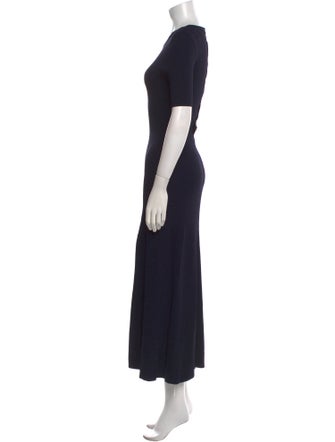 Maje Crew Neck Long Dress