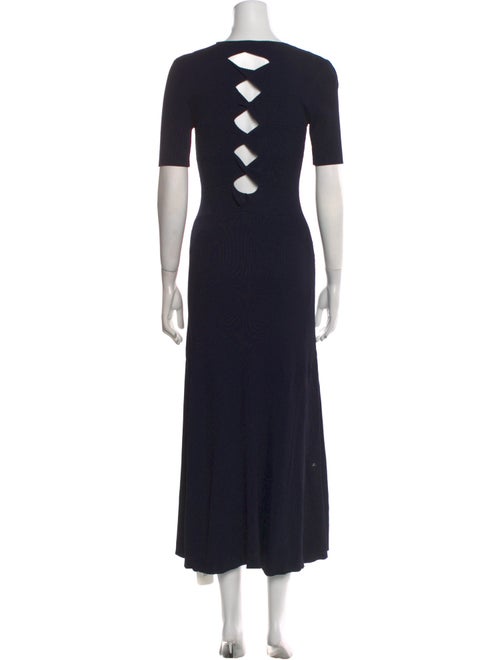 Maje Crew Neck Long Dress