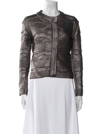 Maje Tweed Pattern Evening Jacket