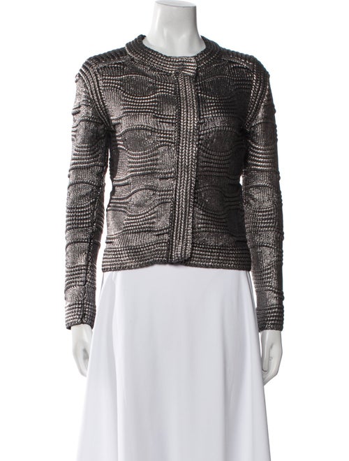 Maje Tweed Pattern Evening Jacket
