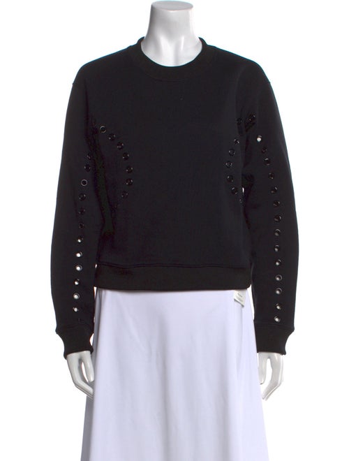 Maje Crew Neck Long Sleeve Sweatshirt