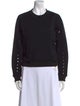 Maje Crew Neck Long Sleeve Sweatshirt