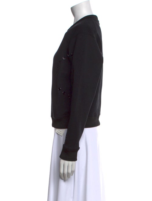 Maje Crew Neck Long Sleeve Sweatshirt