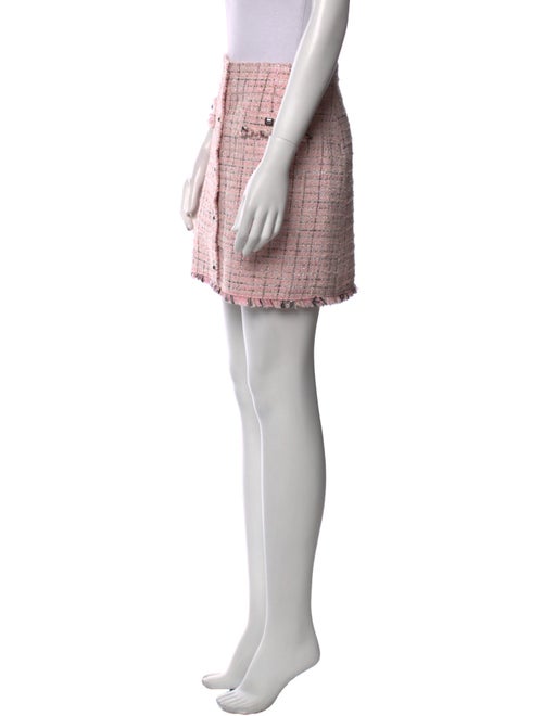 Maje Tweed Pattern Mini Skirt