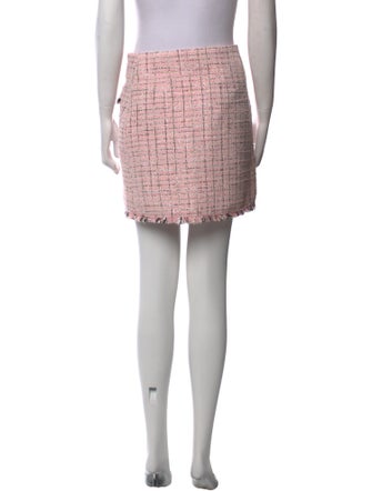Maje Tweed Pattern Mini Skirt