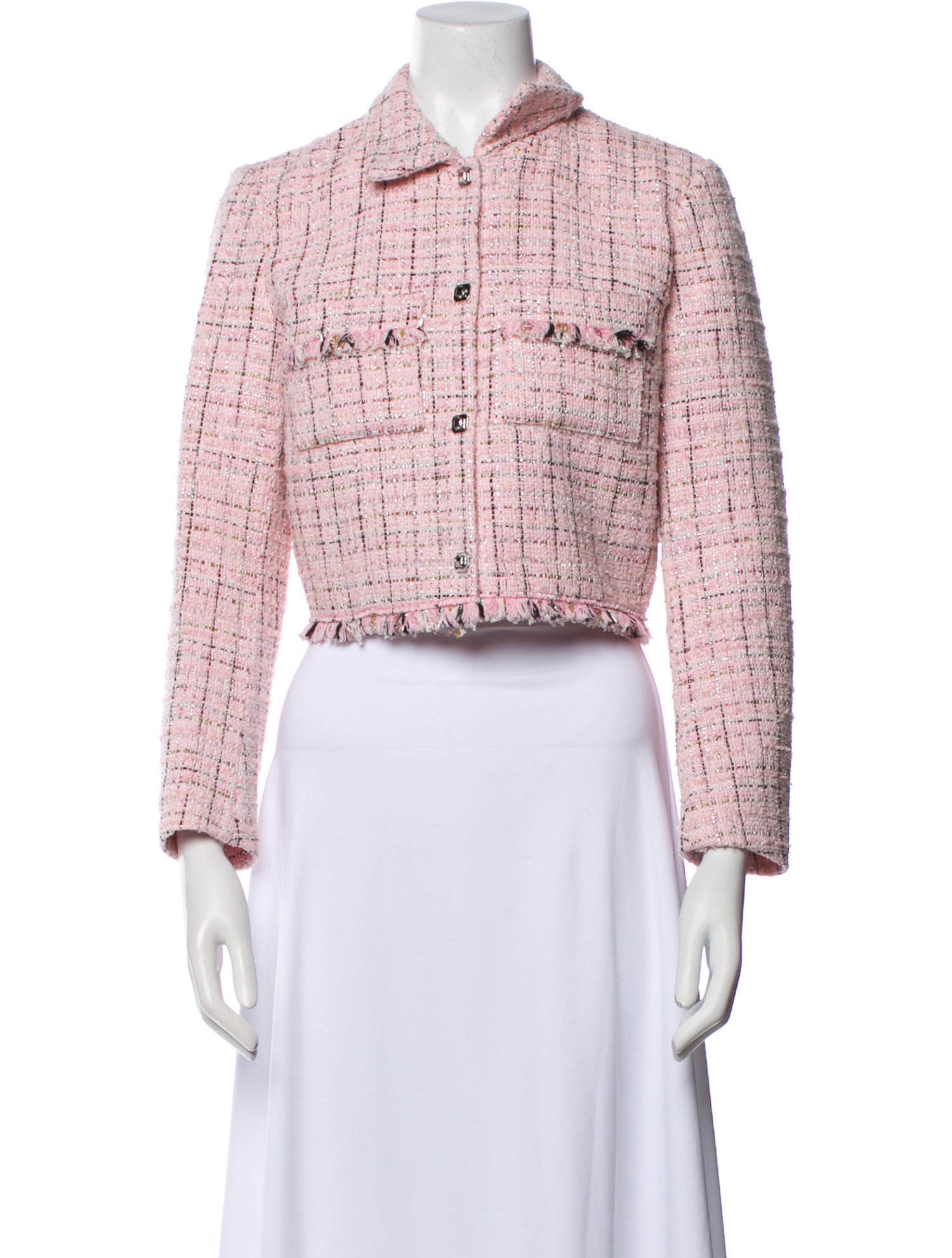 Maje Tweed Pattern Evening Jacket