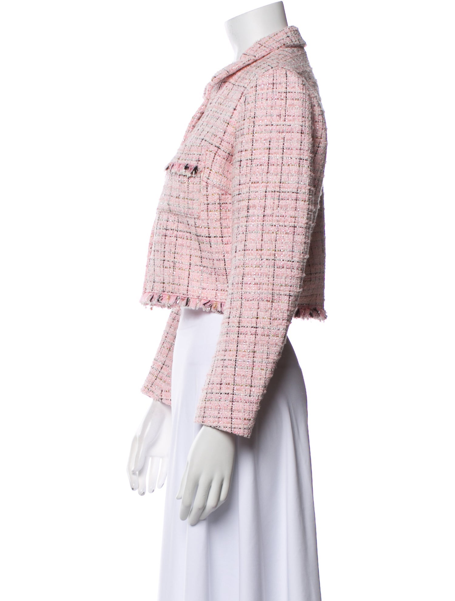 Maje Tweed Pattern Evening Jacket