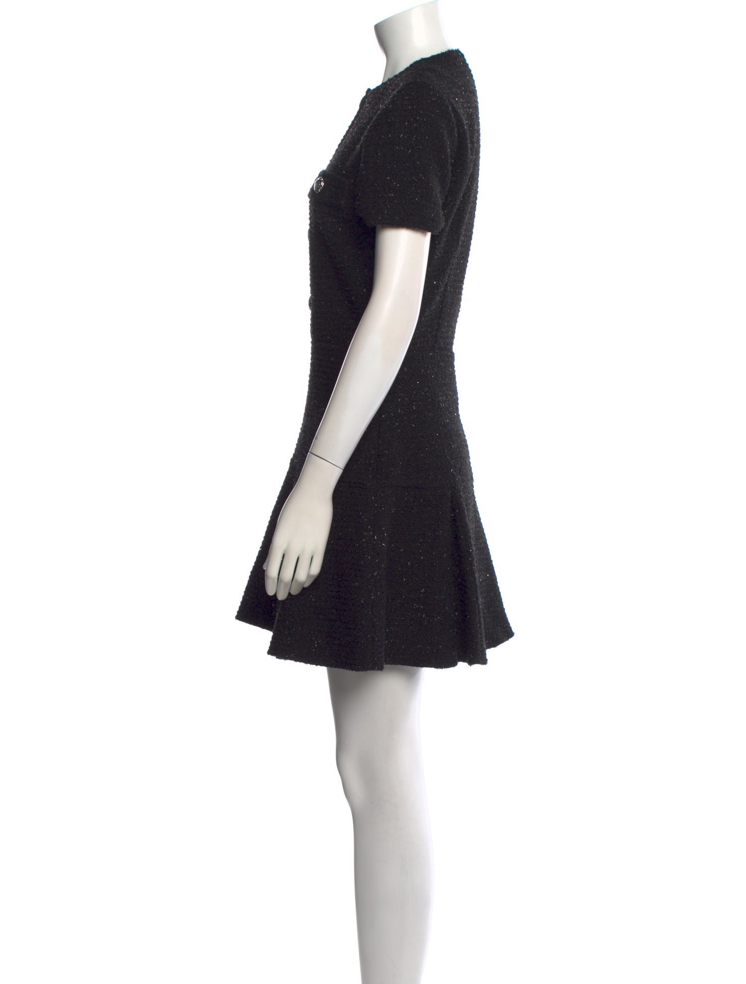 Maje Crew Neck Mini Dress