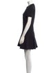 Maje Crew Neck Mini Dress