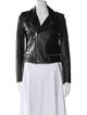 Maje Lamb Leather Biker Jacket
