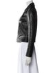 Maje Lamb Leather Biker Jacket