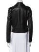 Maje Lamb Leather Biker Jacket