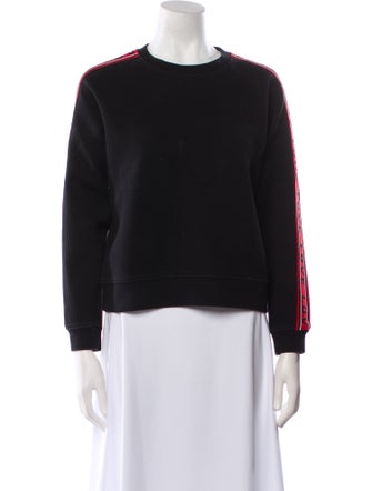 Maje Crew Neck Long Sleeve Sweatshirt