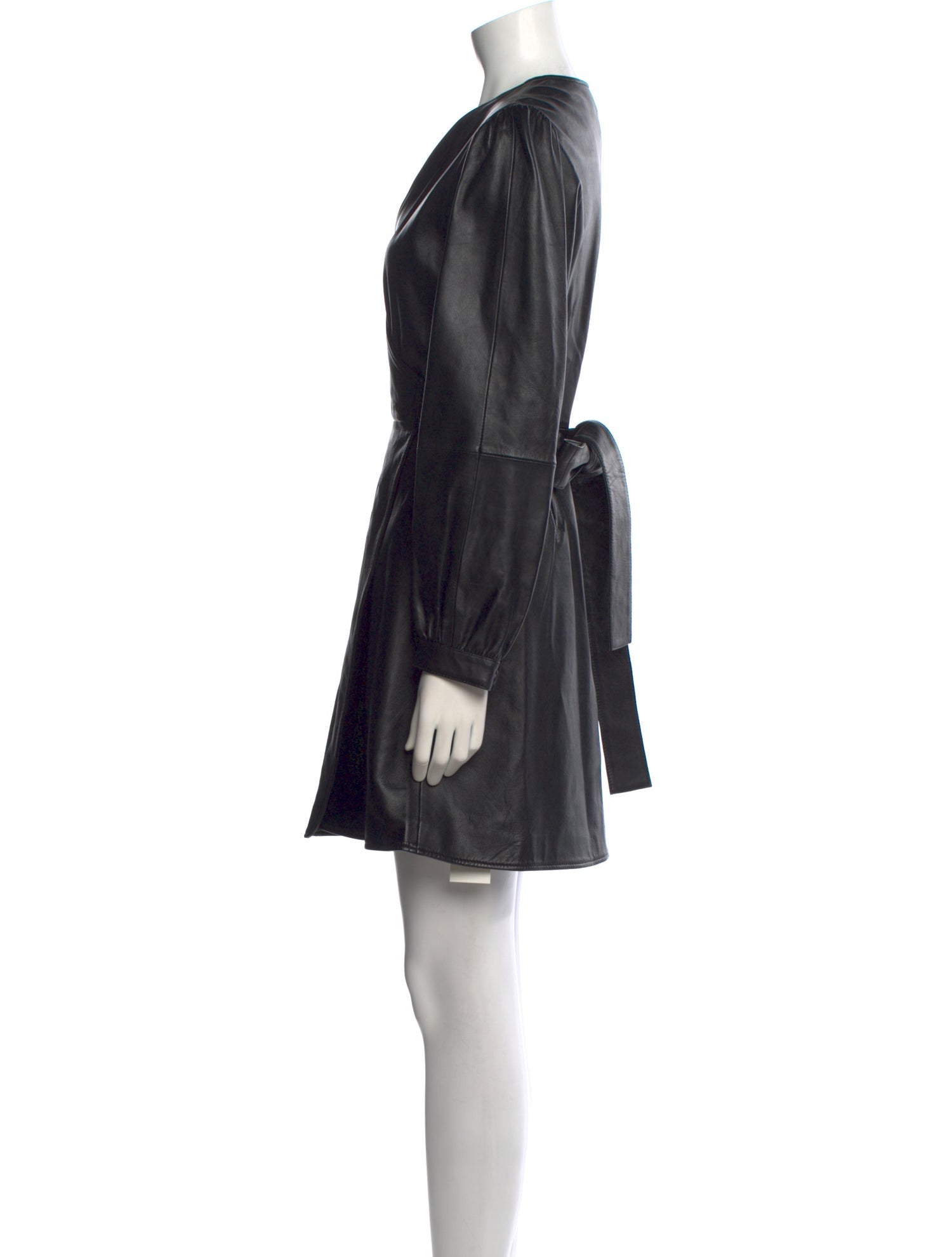 Maje Lamb Leather Mini Dress w/ Tags