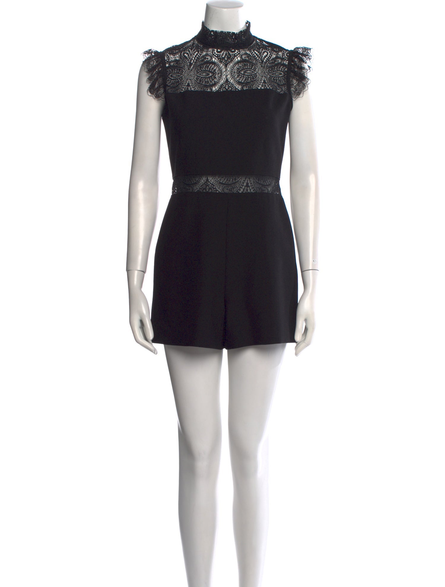 Maje Mock Neck Romper w/ Tags