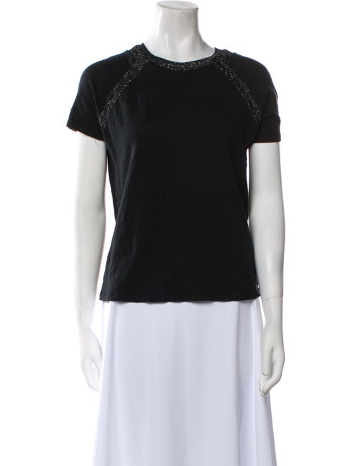 Maje Crew Neck Short Sleeve T-Shirt