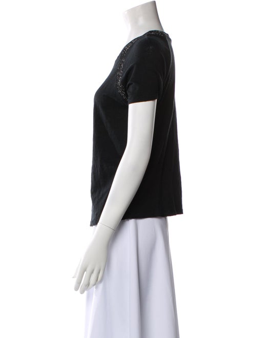 Maje Crew Neck Short Sleeve T-Shirt