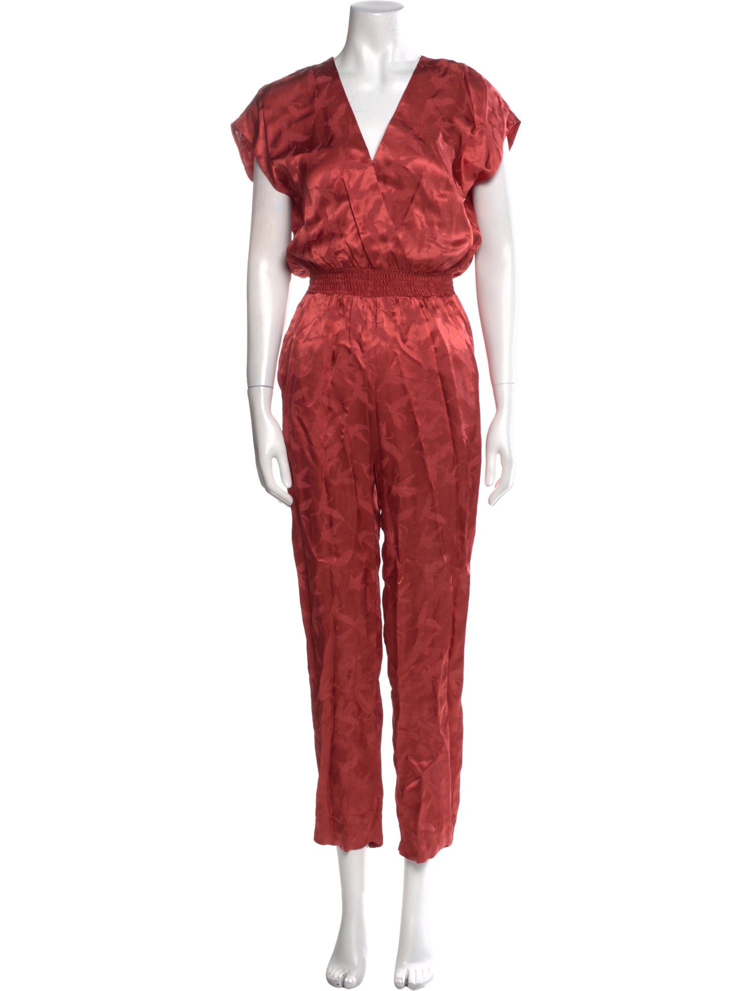 Maje V-Neck Jumpsuit