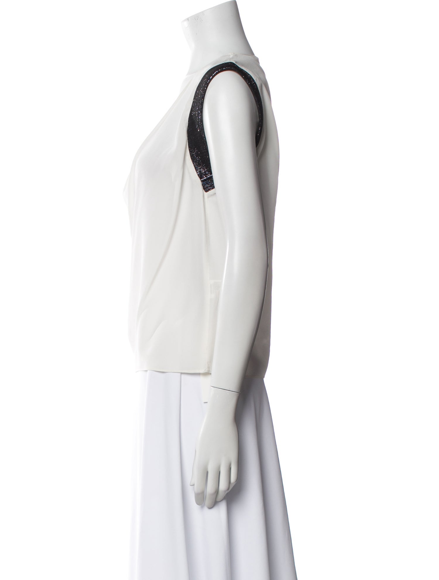 Maje Silk Cowl Neck Blouse