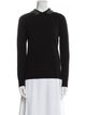 Maje Wool Mock Neck Sweatshirt