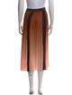 Maje Pleated Accents Midi Length Skirt