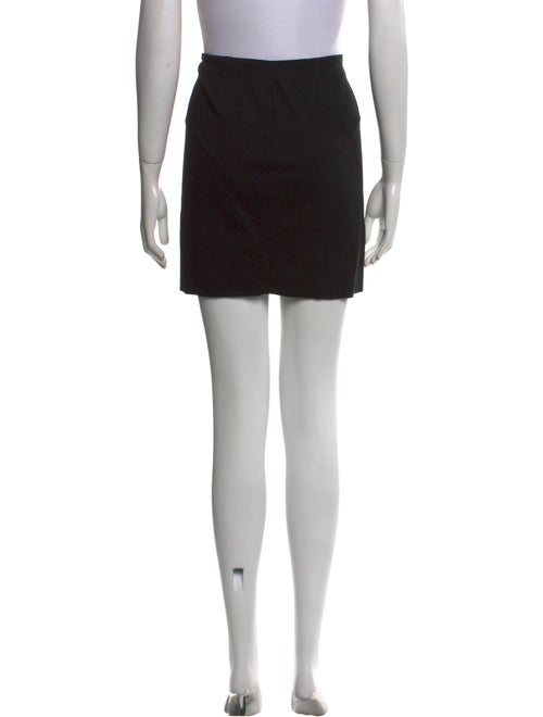 Maje Lamb Leather Mini Skirt