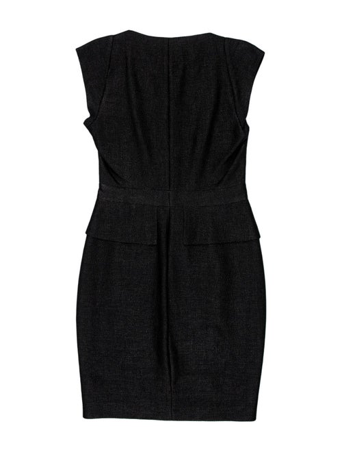 Maje Bateau Neckline Mini Dress