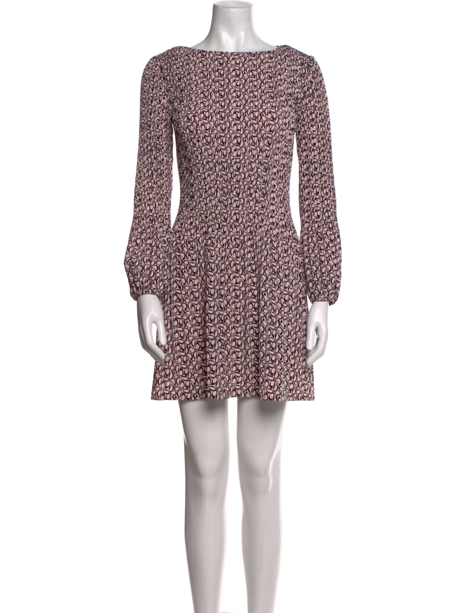 Maje Printed Mini Dress
