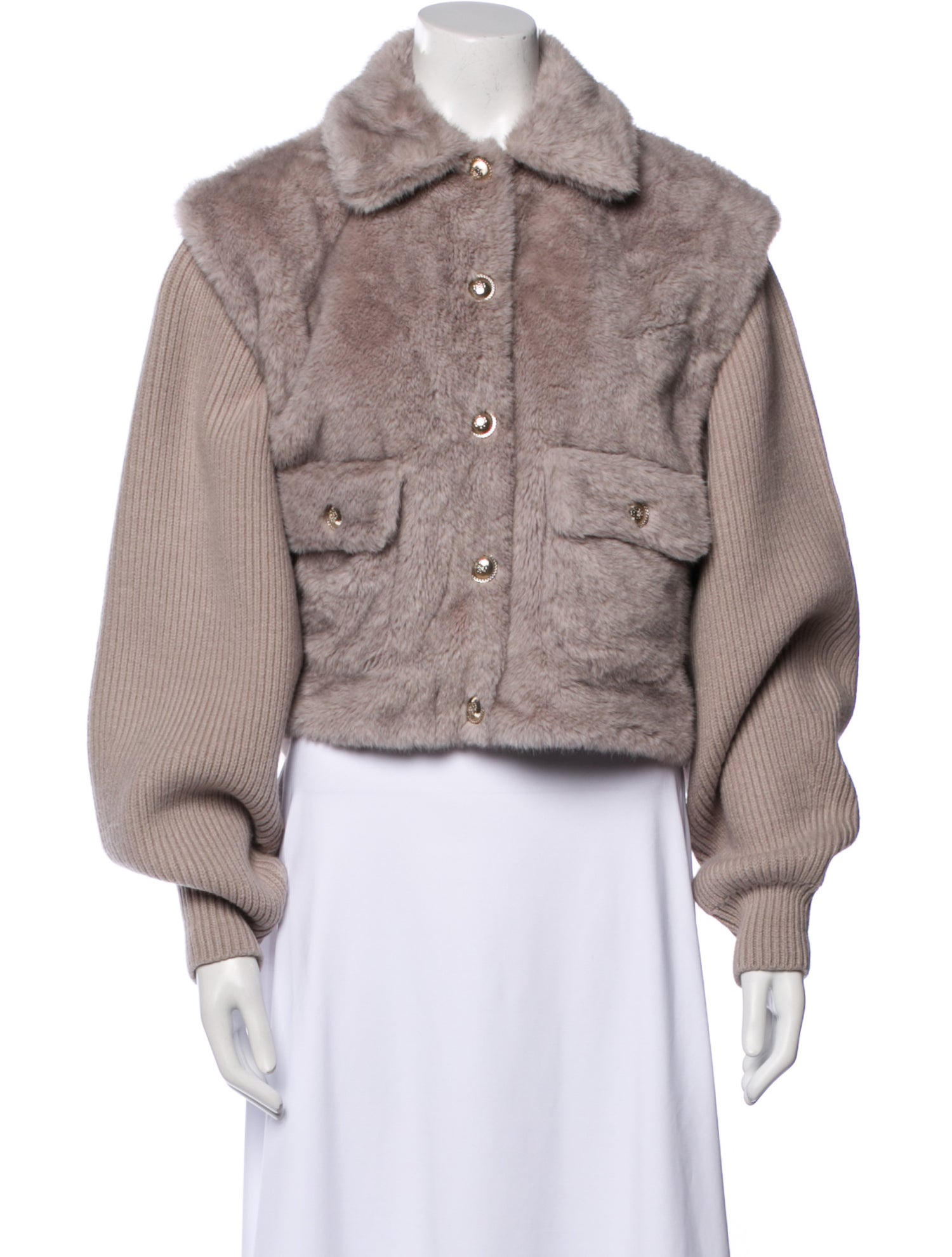 Maje Faux Fur Jacket w/ Tags