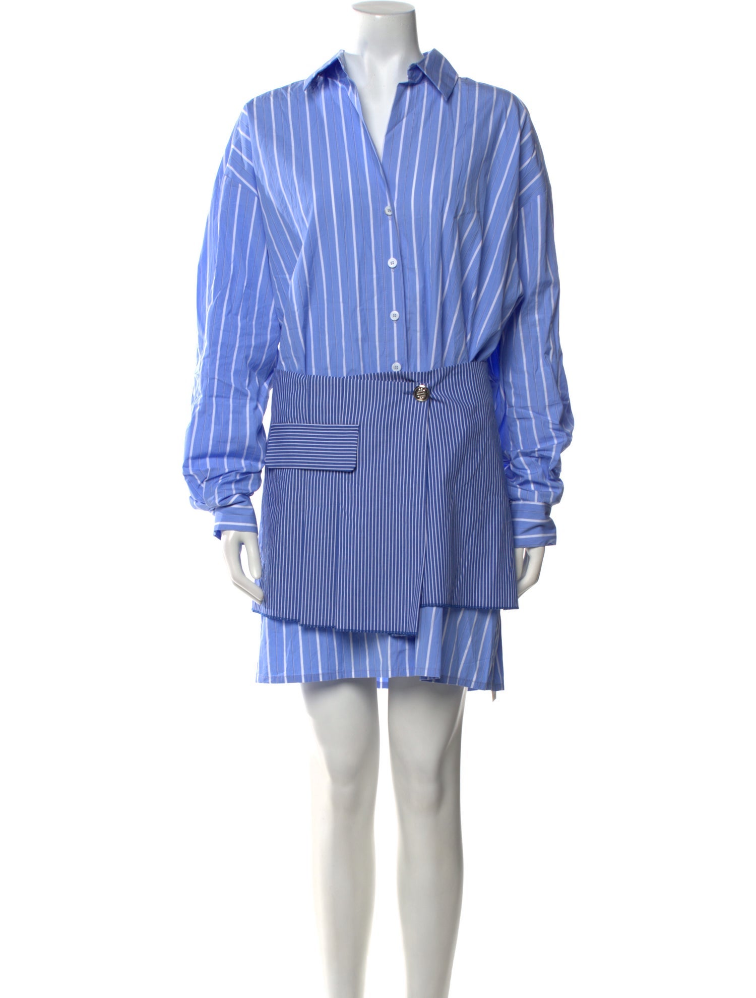 Maje Striped Mini Dress