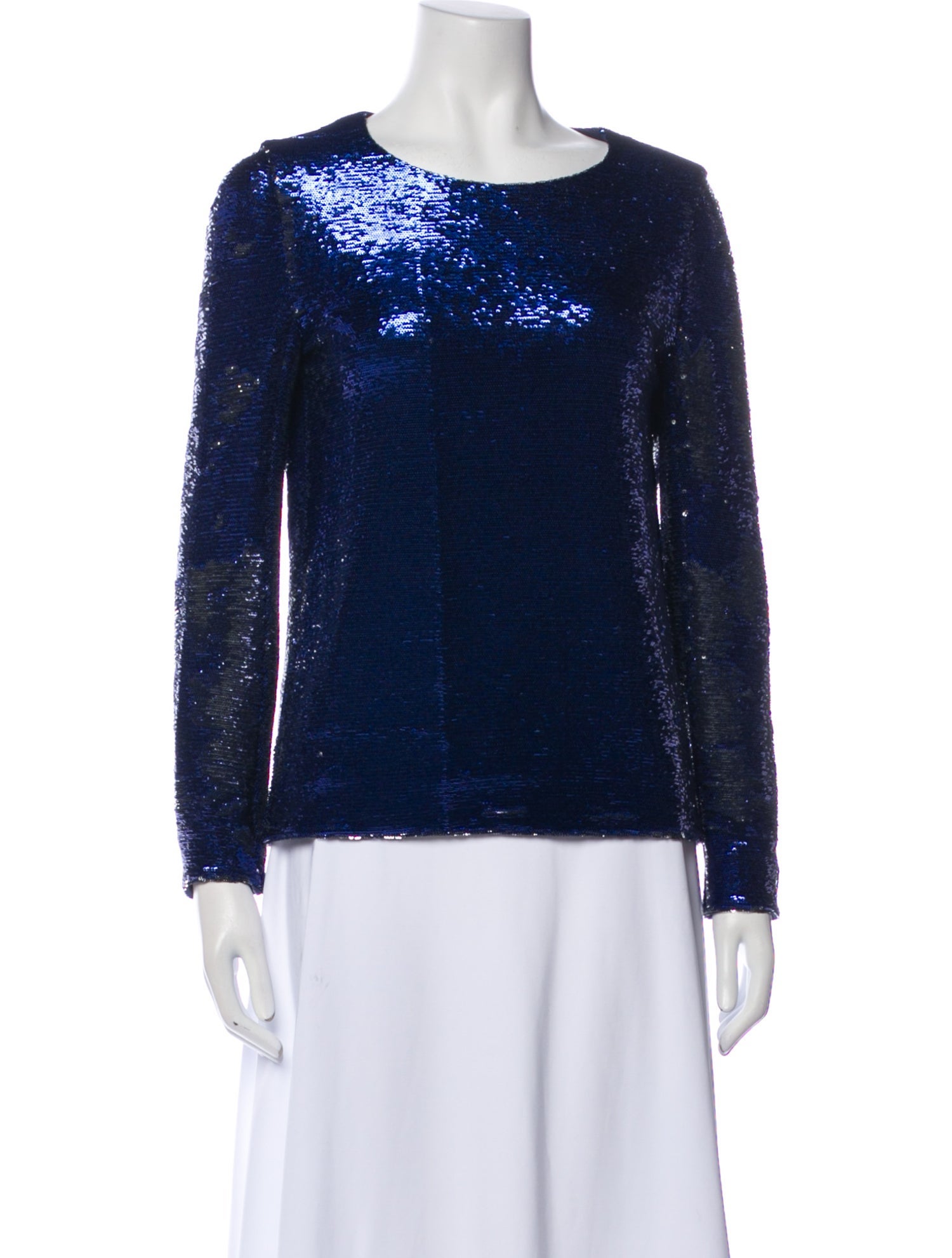 Maje Bateau Neckline Long Sleeve Sweatshirt