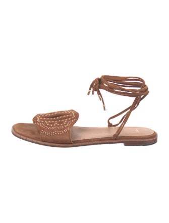 Maje Suede Gladiator Sandals
