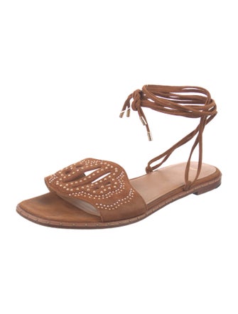 Maje Suede Gladiator Sandals