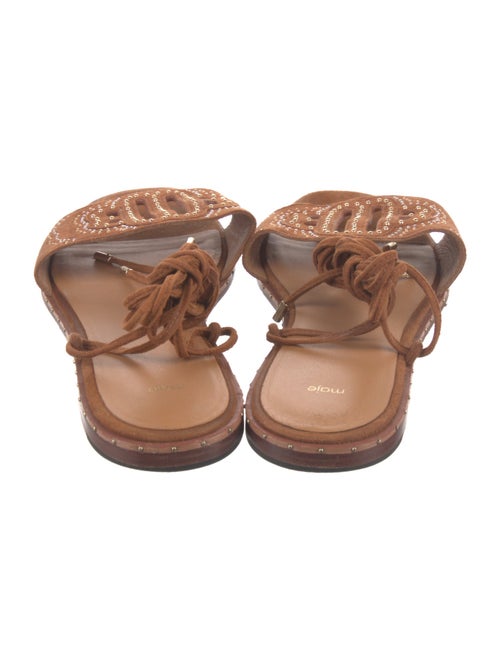 Maje Suede Gladiator Sandals