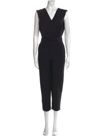Maje V-Neck Jumpsuit