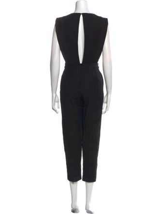 Maje V-Neck Jumpsuit