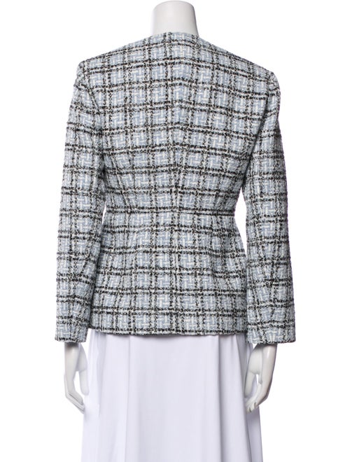 Maje Plaid Print Blazer