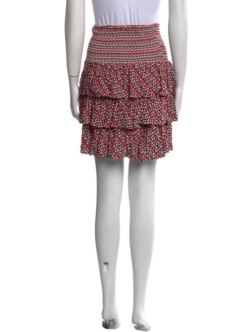 Maje Printed Mini Skirt
