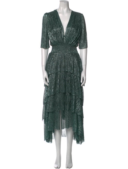 Maje Floral Print Long Dress