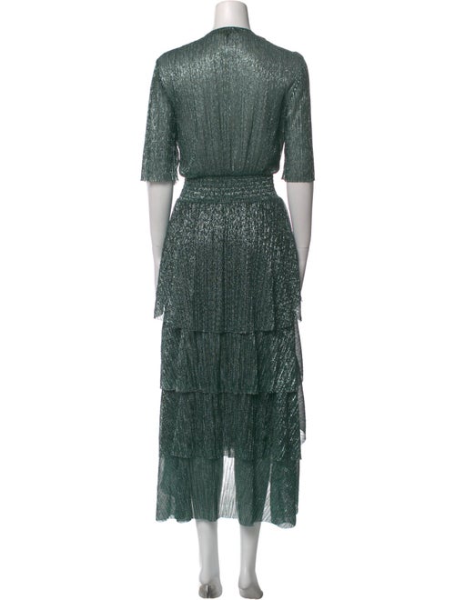 Maje Floral Print Long Dress