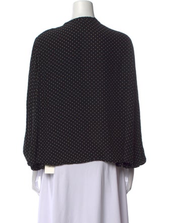 Maje Silk Polka Dot Print Blouse